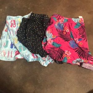 3 pairs of comfy sleep shorts!